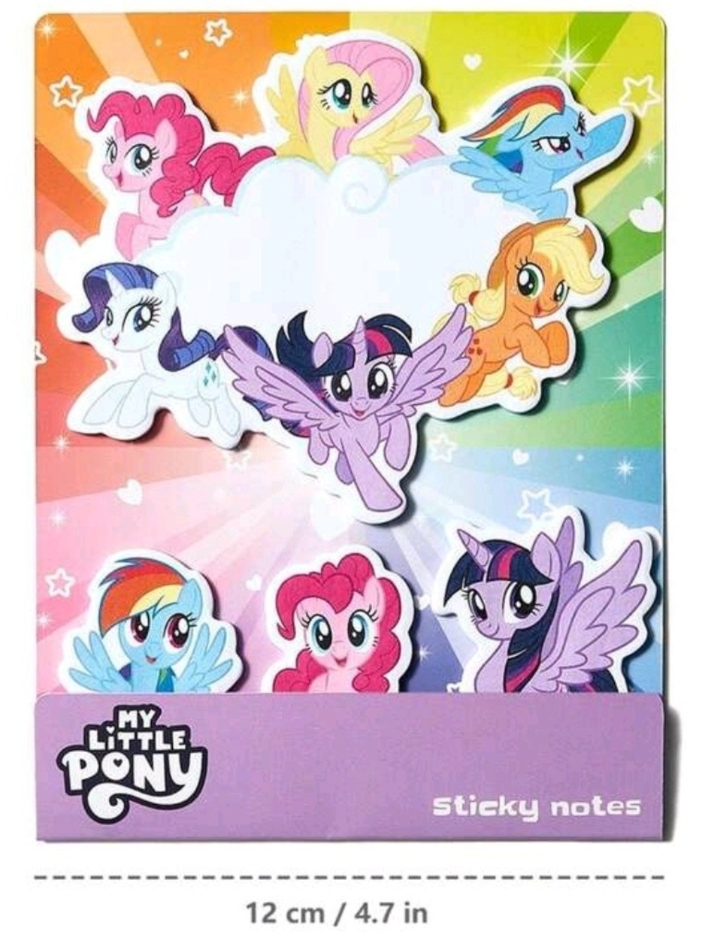 My Little Pony Rainbow Character Sticky Notes - Multicolor
